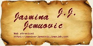 Jasmina Jemuović vizit kartica
